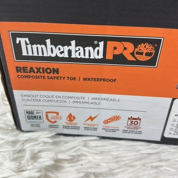 NIB Timberland Women's Reaxion Athletic Hiker Work NT WP Brown Purple - Picture 11 of 11